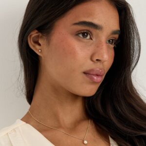 Evena Gift Set, Necklace & Earstuds, gold-plated