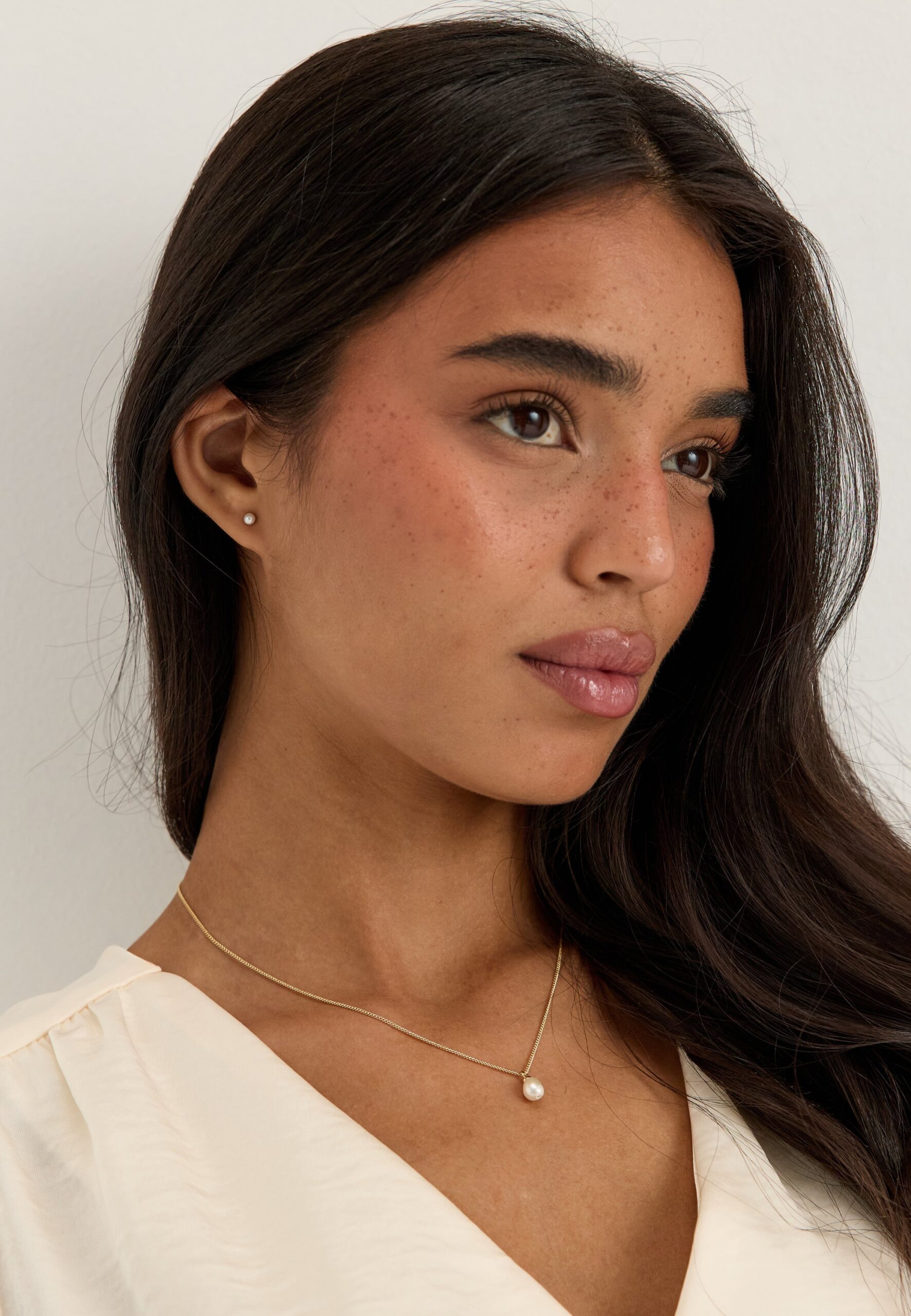 Evena Gift Set, Necklace & Earstuds, gold-plated Evena Gift Set, Necklace & Earstuds, gold-plated