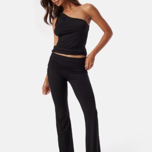 Fold Over Flared Trousers