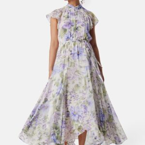 Freya Flutter Sleeve Midi Dress