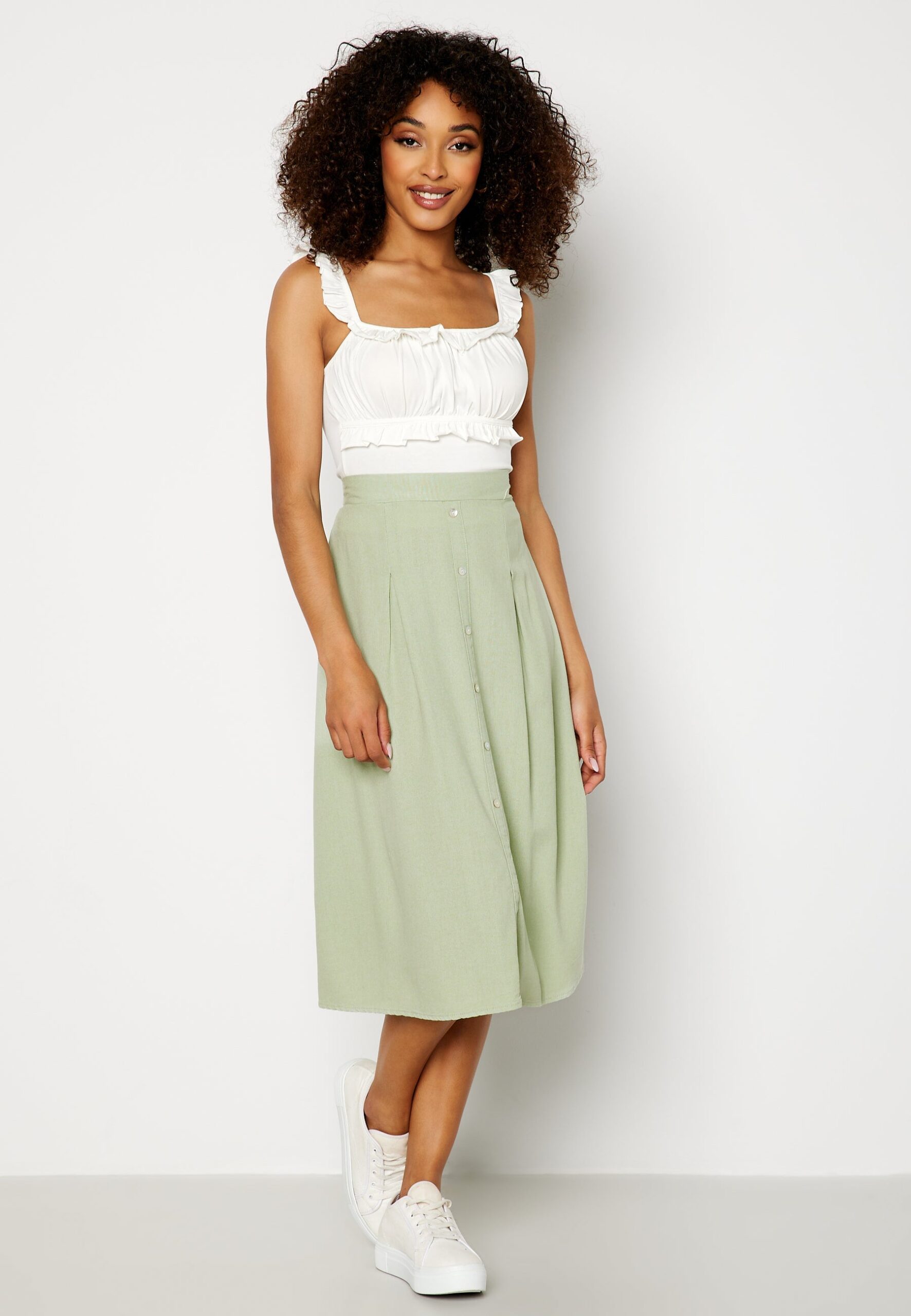 Jesmilo HW Calf Skirt Jesmilo HW Calf Skirt