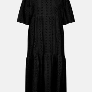 Kjole med broderi