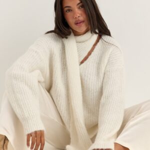 Knitted Scarf Sweater
