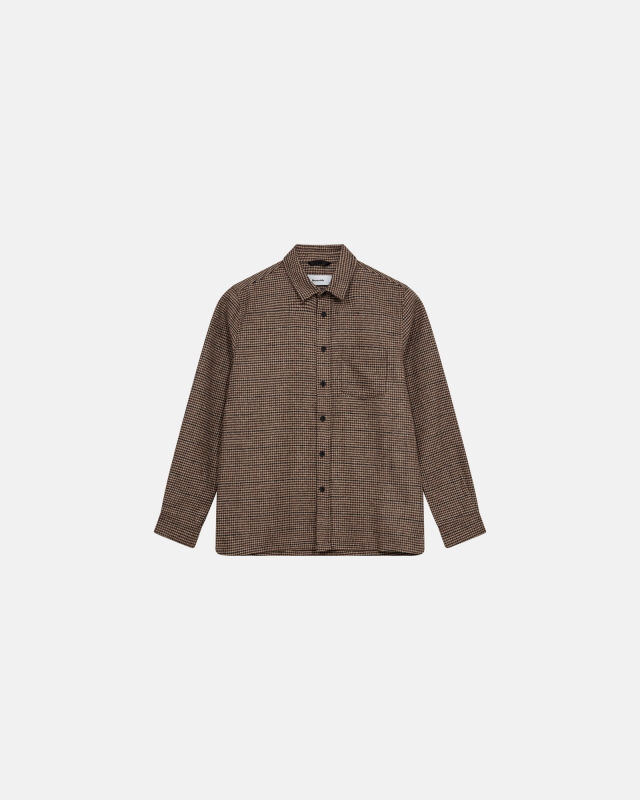 Lennox Skjorte | Uld | Brun Lennox Skjorte | Uld | Brun