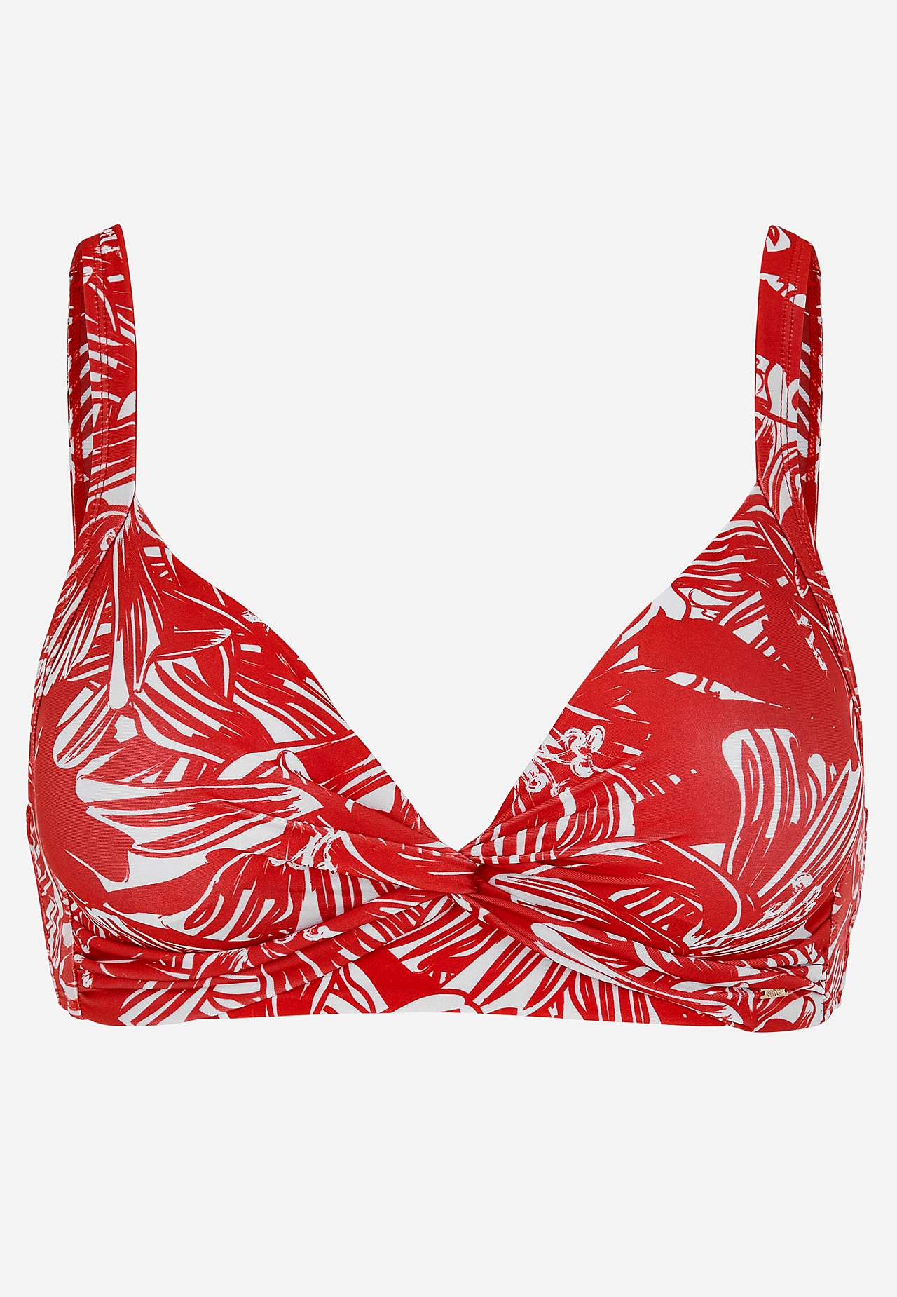 Mønstret, bøjleløs bikini-bh Mønstret, bøjleløs bikini-bh