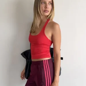 Nelly - Rød - Double Layer Racer Back Tank