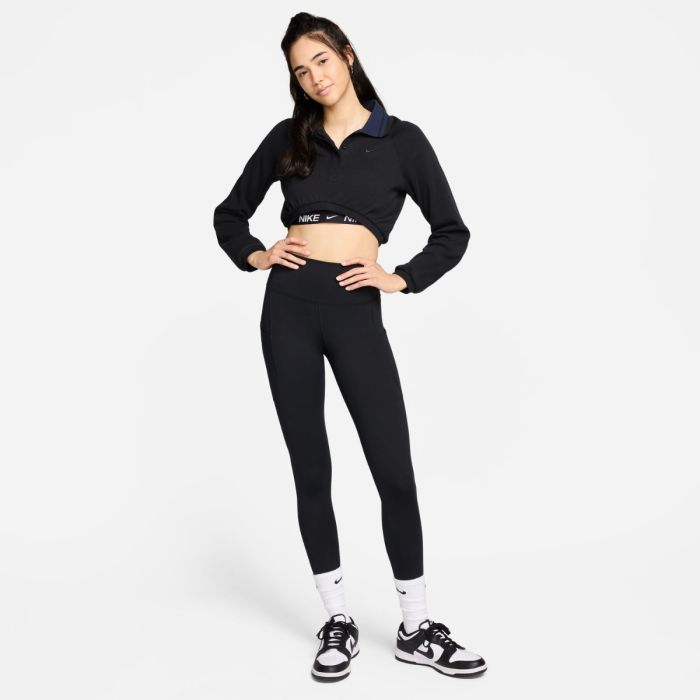 Nike One High-waisted Tights XS Dame - Sort til træning og løb med optimal komfort Nike One High-waisted Tights XS Dame - Sort til træning og løb med optimal komfort