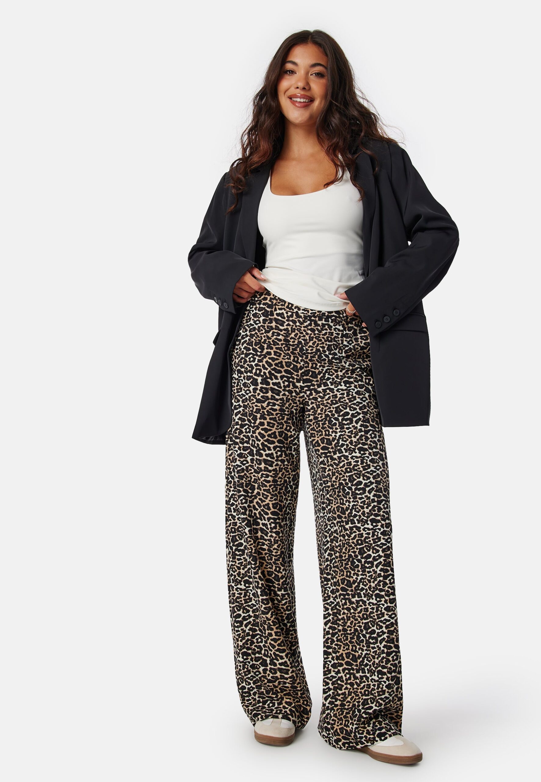 Objalba Lisa Wide Pant Print Objalba Lisa Wide Pant Print