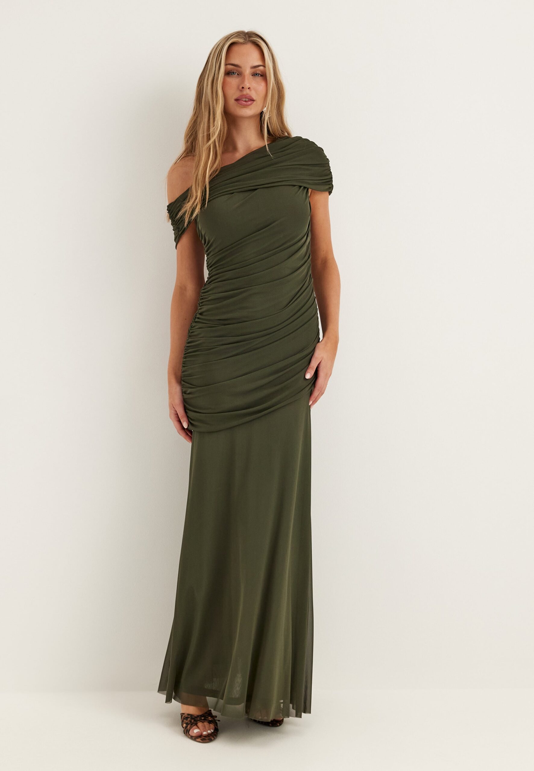 Off Shoulder Mesh Gown Off Shoulder Mesh Gown
