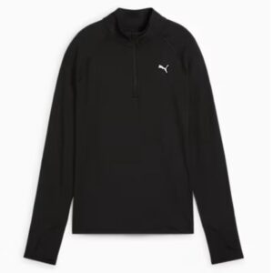 PUMA Run Velocity Cloudspun 1/4 Zip Str. L Sort Dame