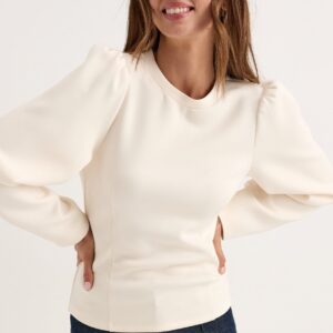 Shaped Puff Sleeve Top