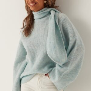 Slflulu Ls Bow Knit