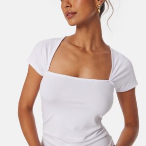 Square Neck Short Sleeve Top
