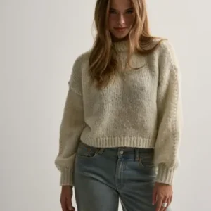 Vero Moda - Beige - Vmfeng Ls O-Neck Pullover Ga Boo