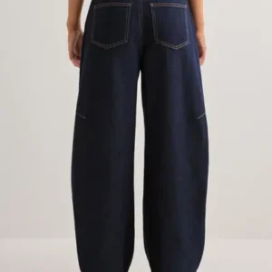 Vero Moda - Blå - Vmkaitlin Hr Wide Barrel Jeans SI35