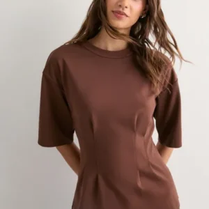 Vero Moda - Brun - Vmtanya 2/4 Fitted Top Jrs Exp