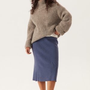 Vicomfy A-Line Knit Skirt