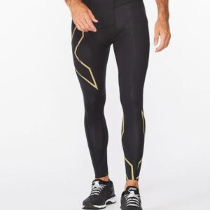 2XU Kompressionstights Herre S - Reflekterende, MCS Støtte, Lommer, Sort