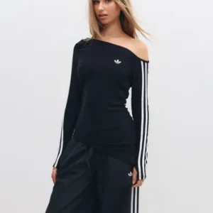 Adidas Originals - Sort - Asymetric Top