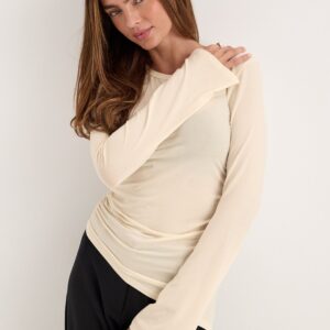Asymmetric Long Sleeve Top