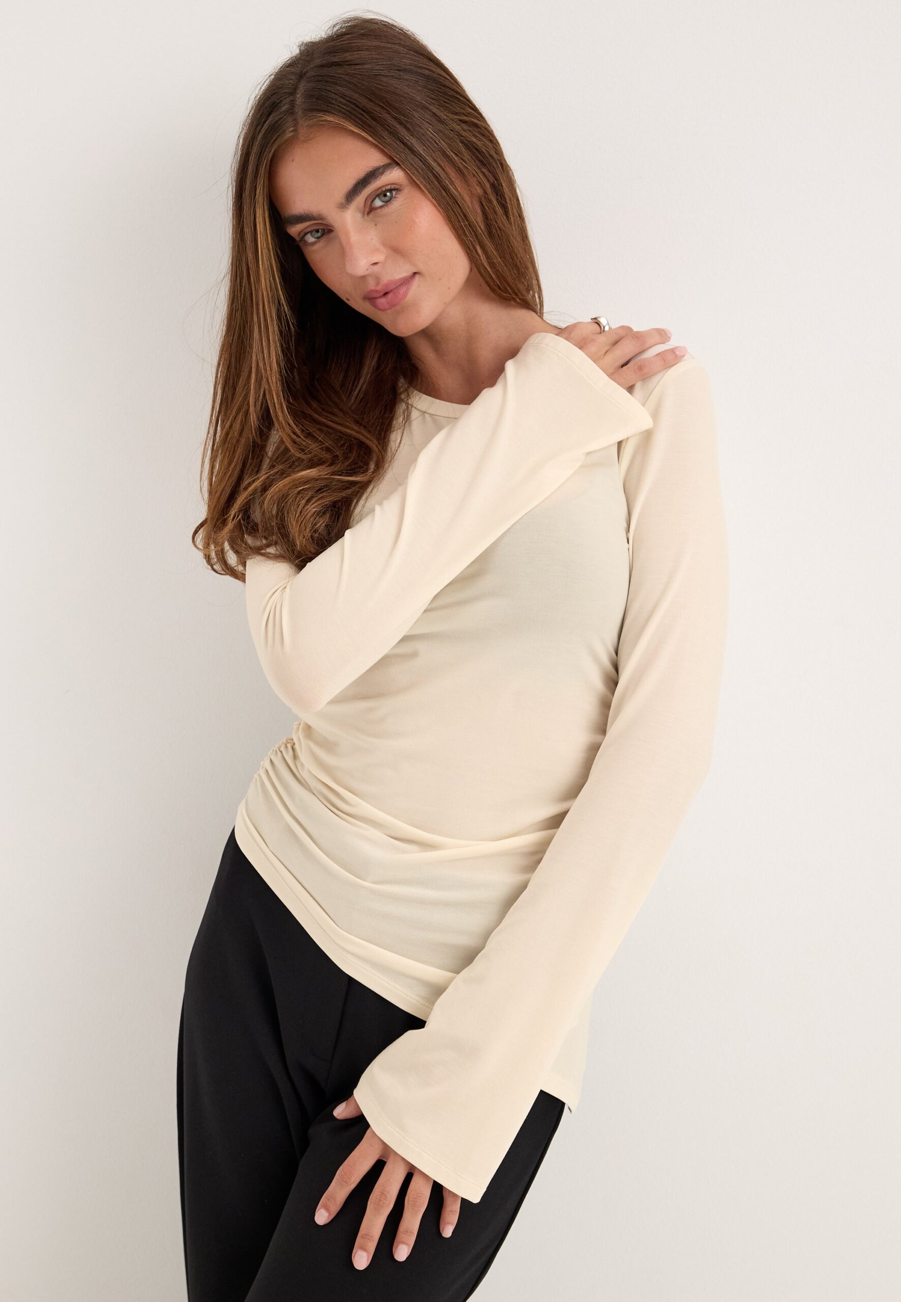 Asymmetric Long Sleeve Top Asymmetric Long Sleeve Top