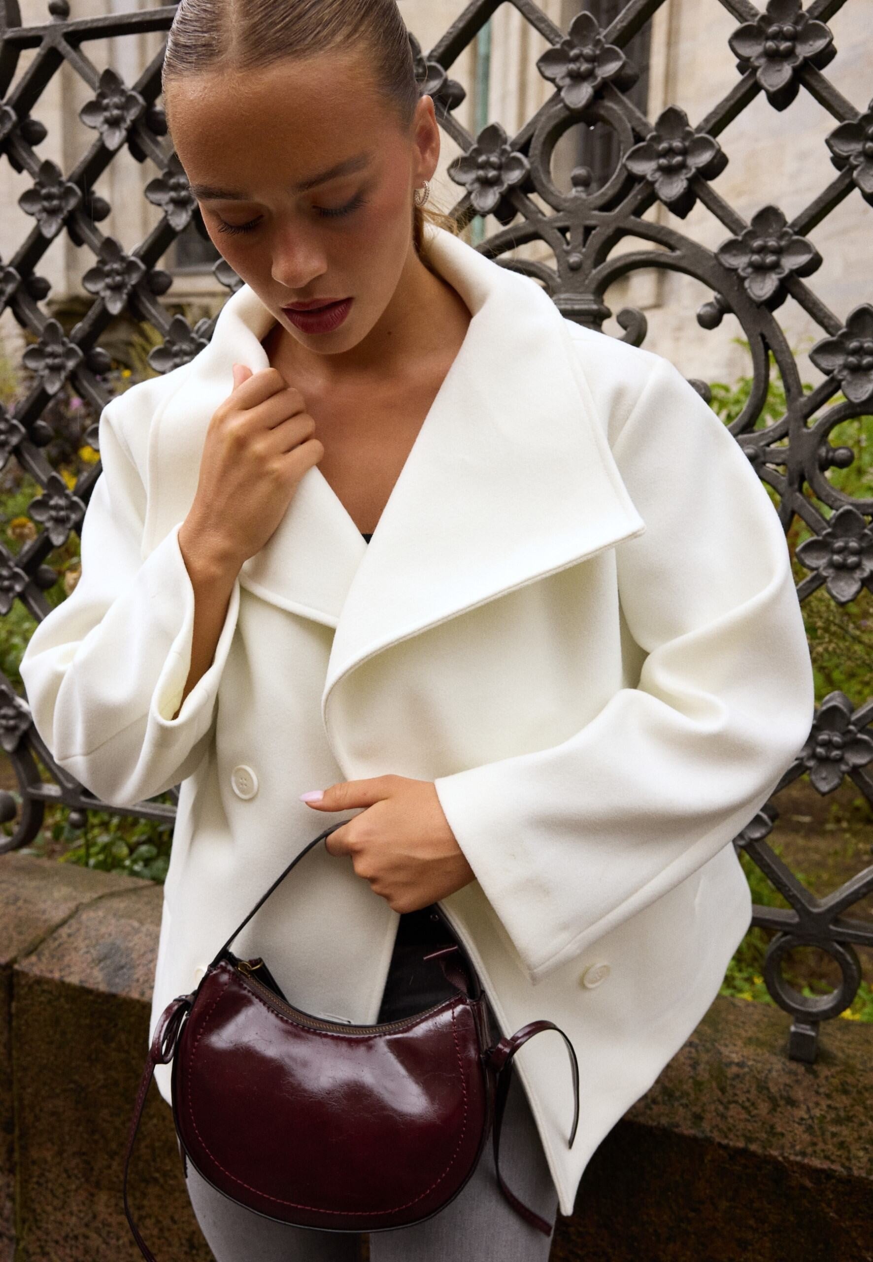 Ava High Neck Short Coat Ava High Neck Short Coat
