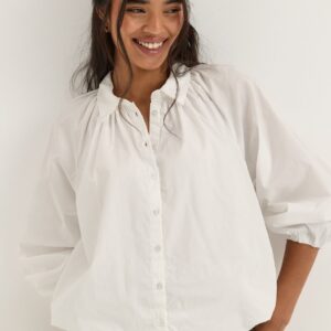 Balloon Cotton Shirt