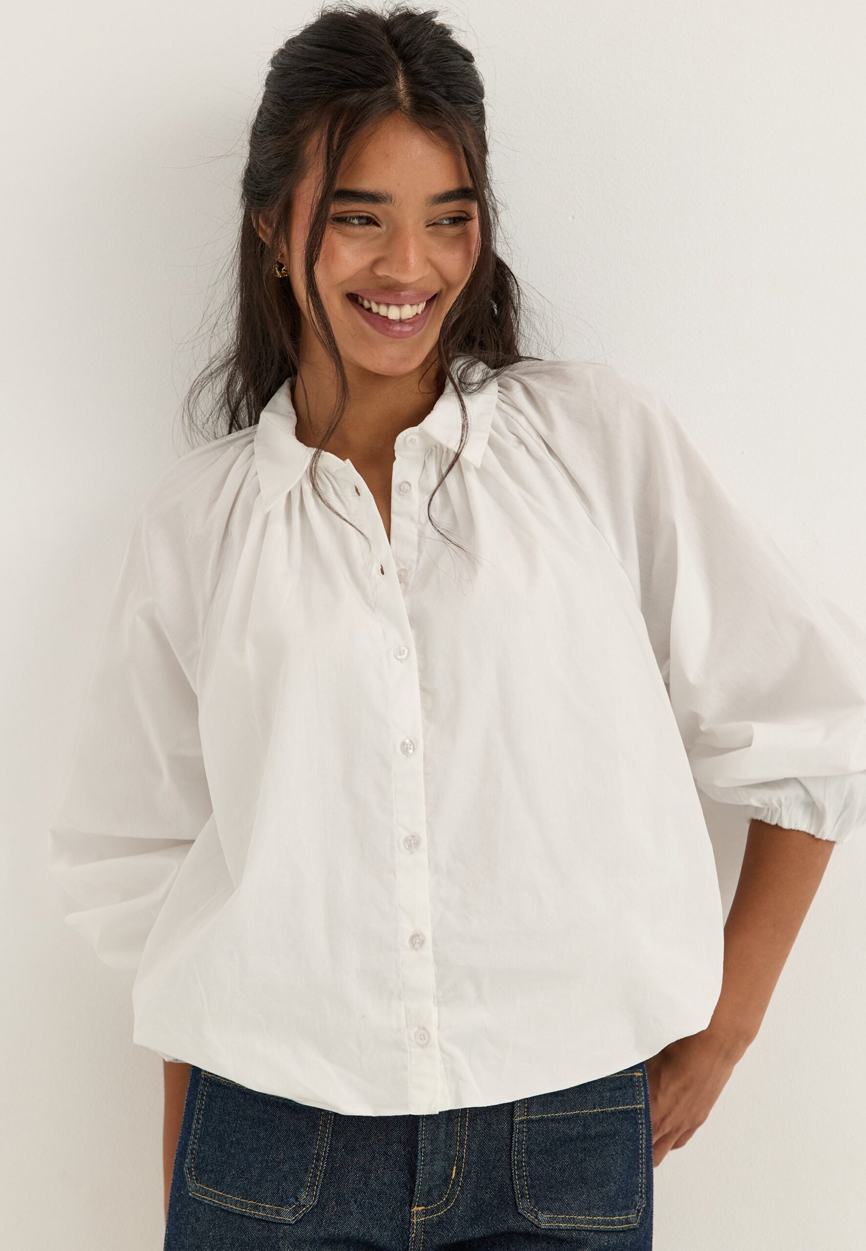 Balloon Cotton Shirt Balloon Cotton Shirt
