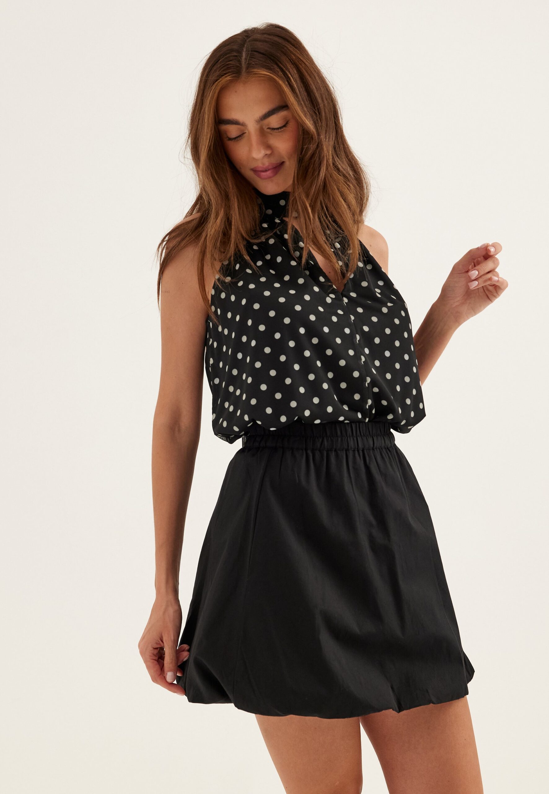 Balloon Short Cotton Skirt Balloon Short Cotton Skirt