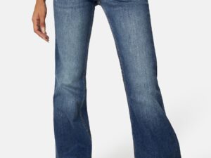 Blush Low Waist Flared Denim