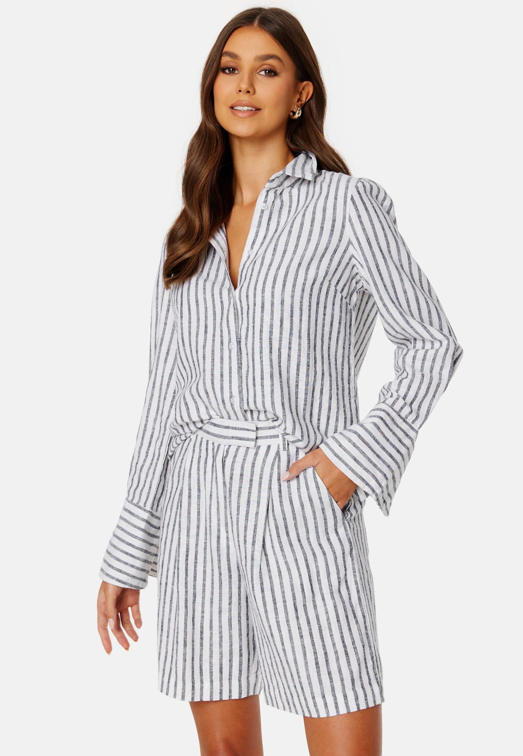 CC Linen striped shirt CC Linen striped shirt