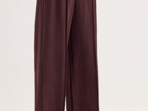 Crepe Front Seam Trousers