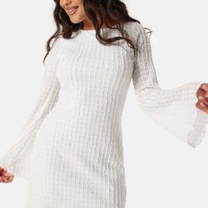 Deep Back Structure Short Dress