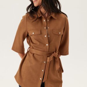 Faux Suede Shirt