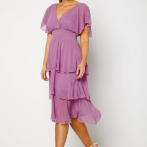 Flutter Tiered Midi Dress