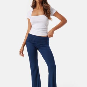 Fold Over Flared Trousers