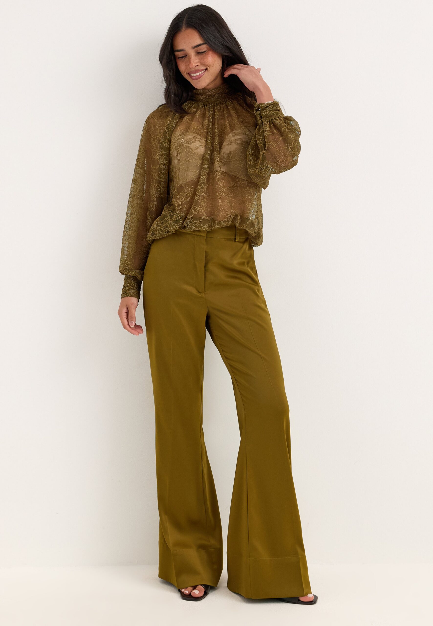 High Neck Lace Blouse High Neck Lace Blouse