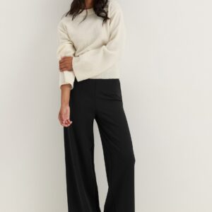High Wide Soft Trousers
