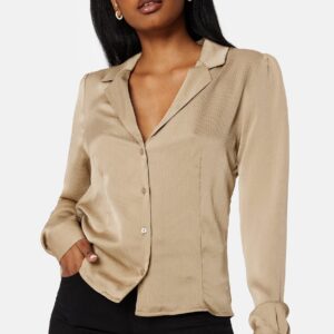 Jovana LS Top With Resort Collar