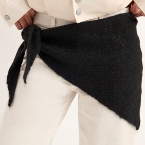 Knitted Big Triangle Shawl
