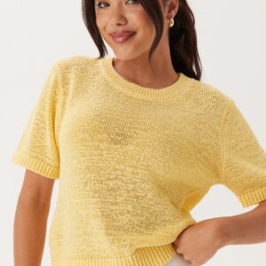 Knitted Short Sleeve Sweater