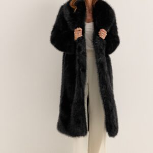Long Faux Fur Coat