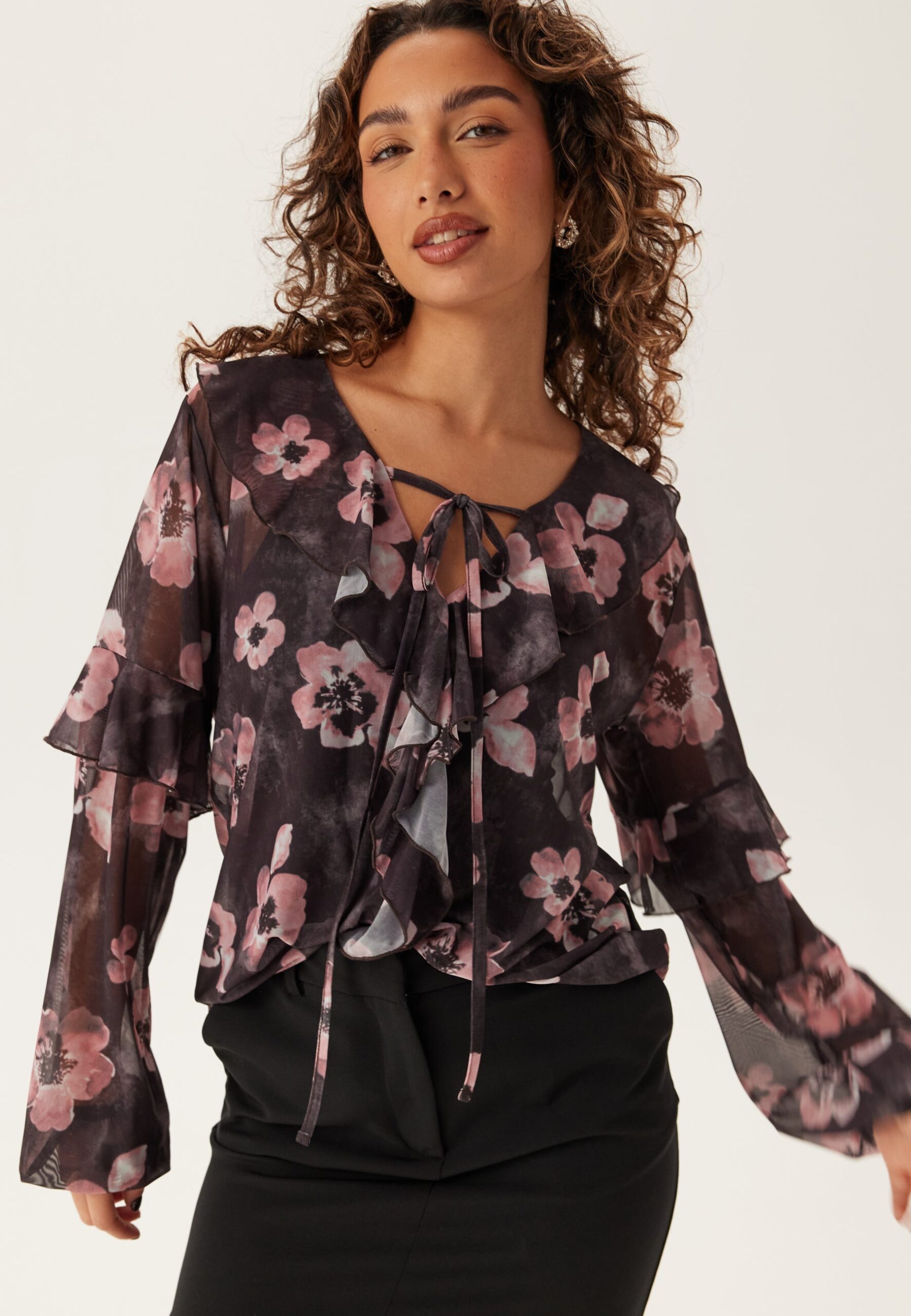Mesh Frill Top Mesh Frill Top