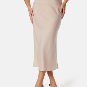 Midi Satin Skirt
