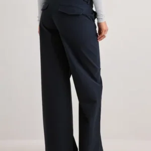 Nelly - Blå - Cargo Strap Pants