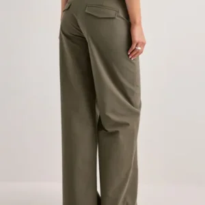 Nelly - Grøn - Cargo Strap Pants