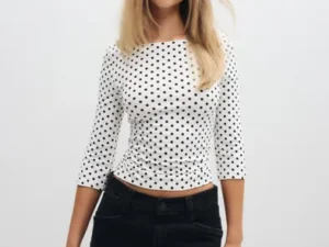 Nelly - Hvid - Perfect Basic Half Sleeve Top
