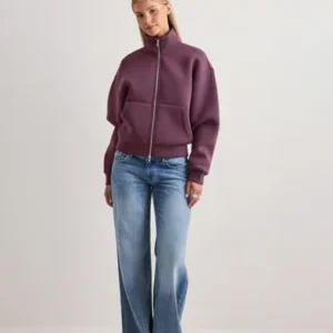 Nelly - Lilla - Scuba Zip Sweat