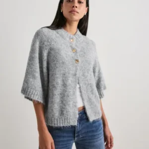 Neo Noir - Grå - Benuta Fluffy Knit Cardigan