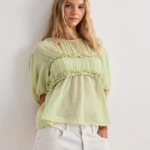 Neo Noir - Grøn - Kiril S Voile Blouse